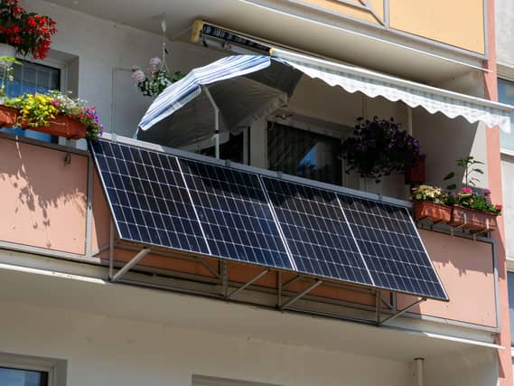 Balcony power system solar