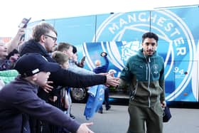 Omar Marmoush with fans