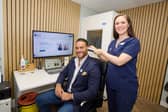 James Price of We Love Lichfield and Laura Evans of Cathedral Hearing