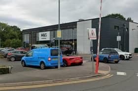 The incident occurred outside The M&S store in Stone. Photo: Google Street Map