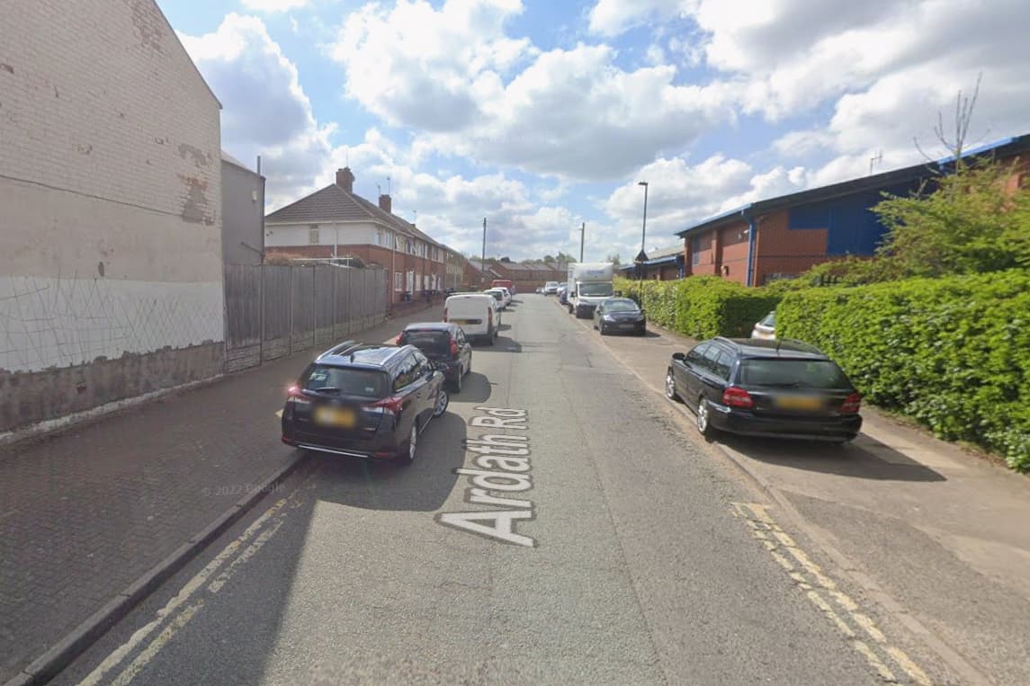 Furniture and children's playhouse dumped outside Birmingham business