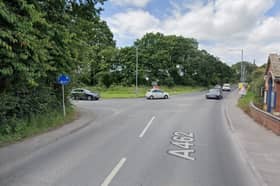 The crash happened at the junction of Hobnock Road and the A462. Photo: Google Street Map