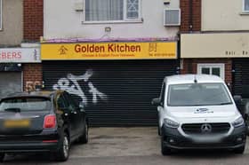 Golden Kitchen takeaway in Ermington Crescent, Birmingham. 