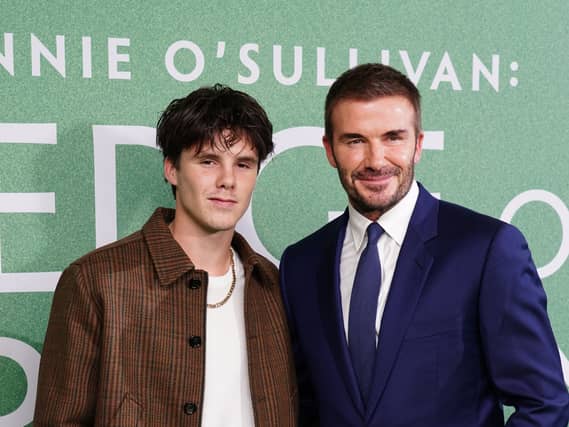 David Beckham and son Cruz