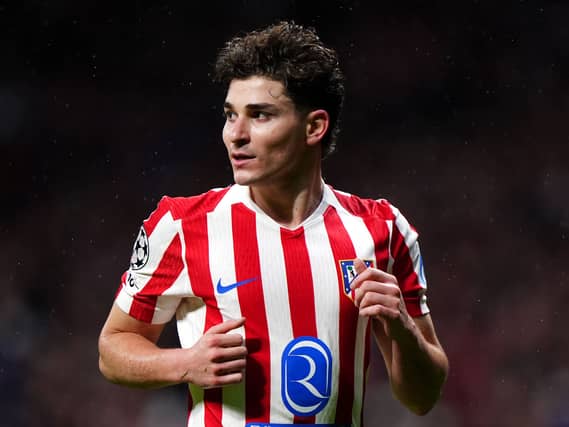 Julian Alvarez in action for Atletico Madrid