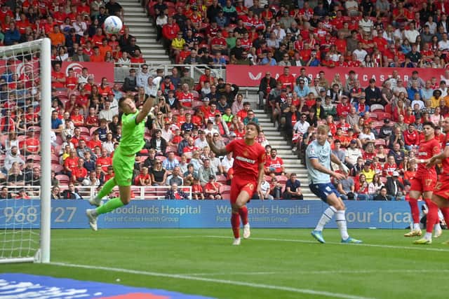 Jimmy-Jay Morgan looped in a fine headed equaliser.