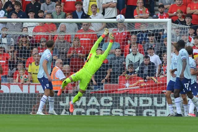 Max O’Leary makes another fine save.