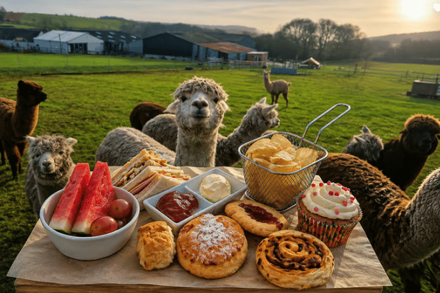 Afternoon Tea & Walk with Alpacas - Charnwood Forest