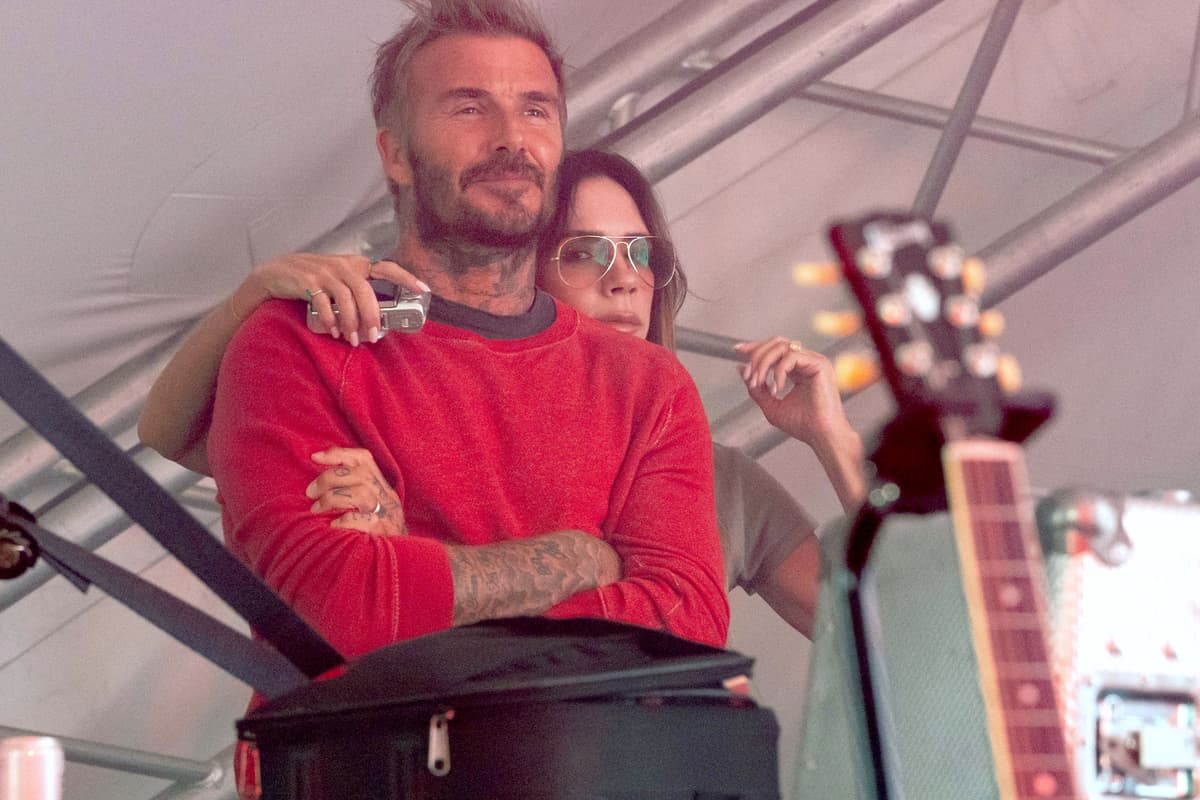 David and Victoria Beckham proudly watch son Cruz make Reading Festival ...