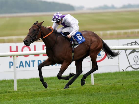 Sea Of Rain on her way to victory at the Curragh