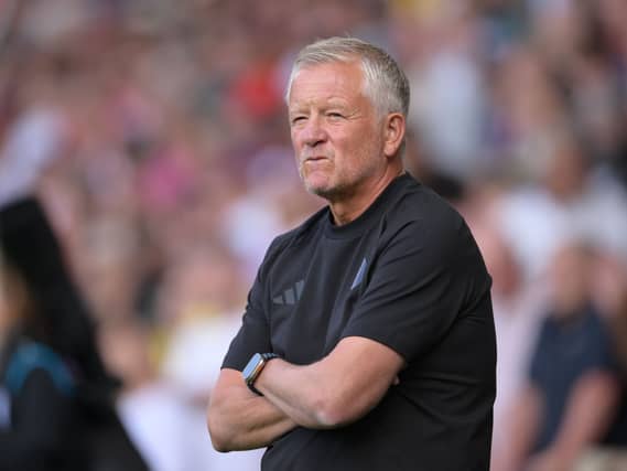 Sheffield United manager Chris Wilder