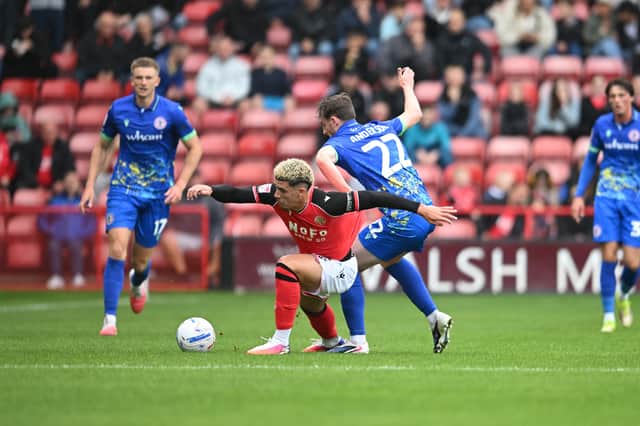 Rico Browne was also withdrawn at half-time against Accrington Stanley last weekend.