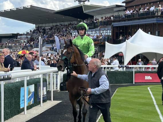 JM Jungle after winning at Beverley
