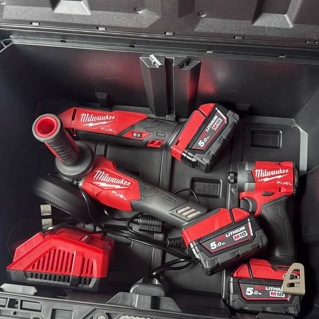 Tools were snatched from the van