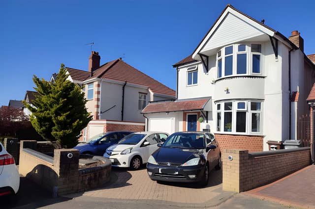 The Wells Road frontage introduces an extended three-bedroom detached home in the sought-after Penn area of Wolverhampton
