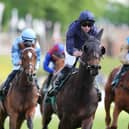 Amelia Earhart (centre) in action at Chester