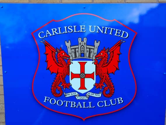 General view of signage at Brunton Park
