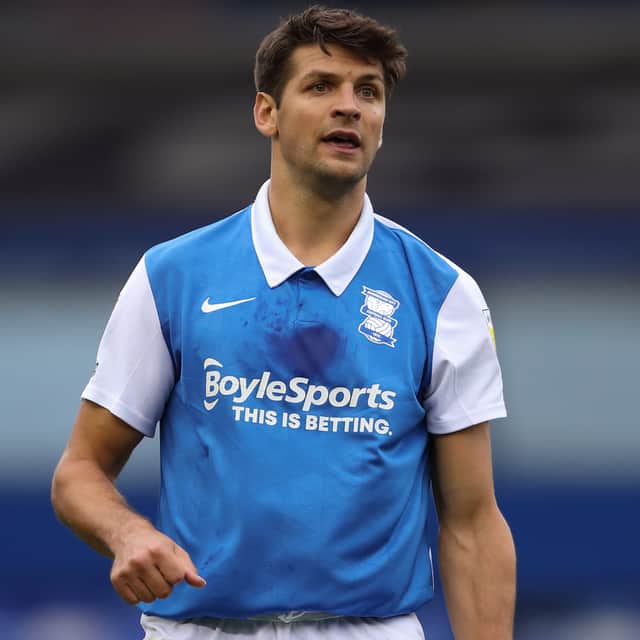 George Friend in Blues colours, during three years towards the end of his career