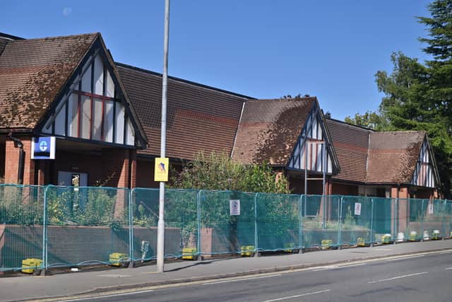 Co-op, Kidderminster, where demolition has started.