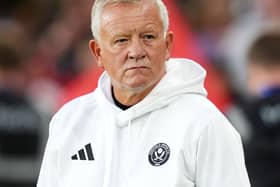 Chris Wilder looks on