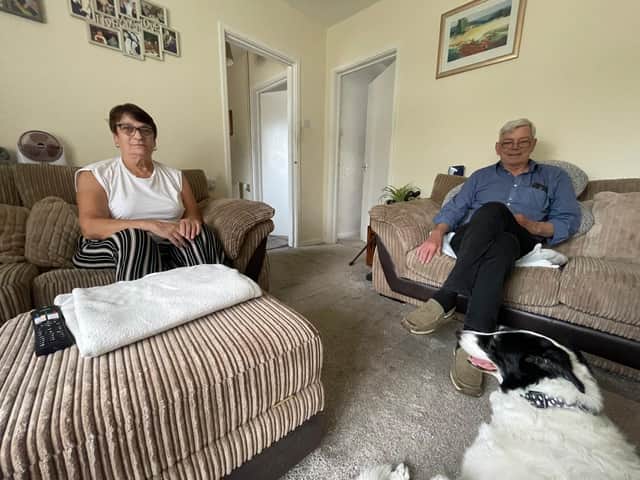 Karan And Terry at home with Molly