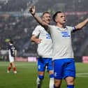 Lawrence Shankland celebrates the winner