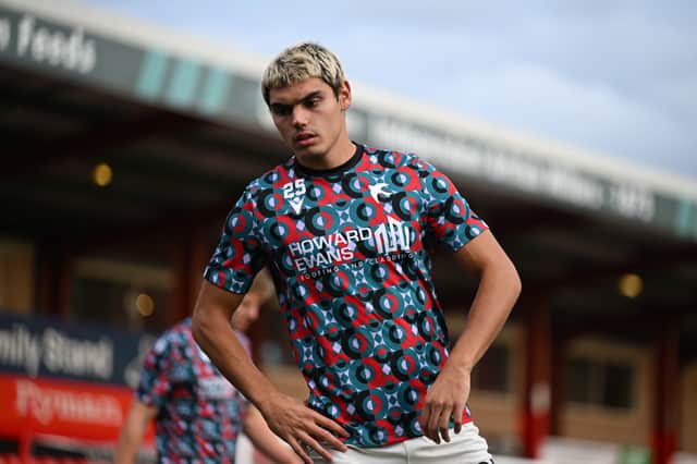 Walsall defender Declan Skura was forced off with a leg issue at half-time on Tuesday.