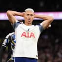 Richarlison reacts to a missed chance