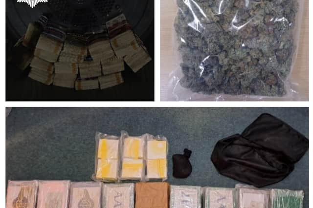 Some of the drugs seized