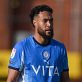 Kyle Wootton in action for Stockport