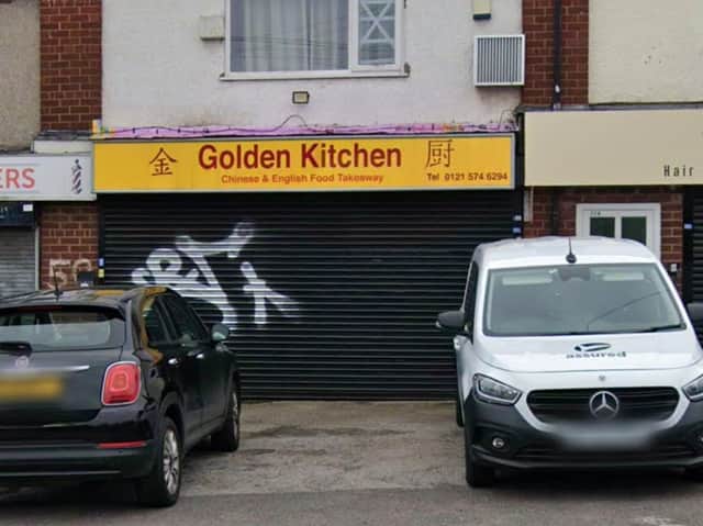 Golden Kitchen in Ermington Crescent, Birmingham