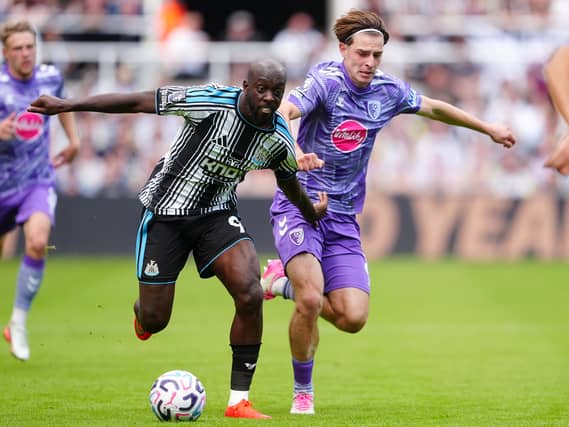 Bournemouth’s Alex Scott, right, impressed against Newcastle