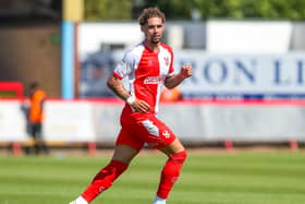 Lewis Walker scored twice for Kidderminster