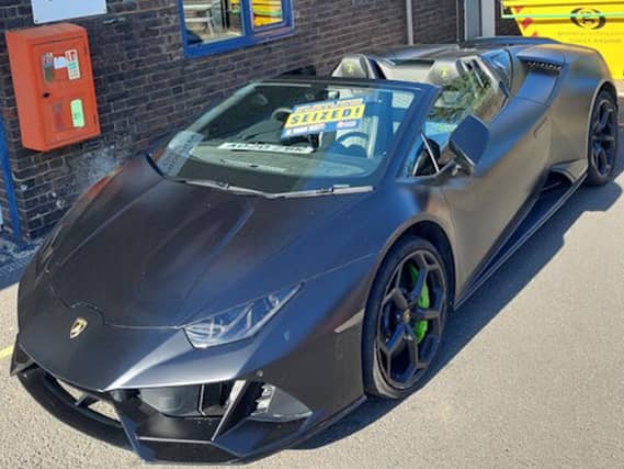 A Lamborghini Huracan
