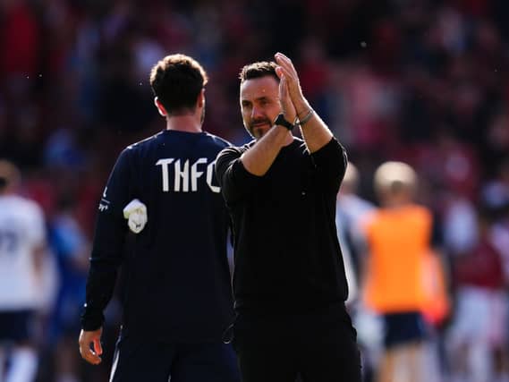 Tottenham Hotspur manager Roberto De Zerbi saw his side draw at Forest