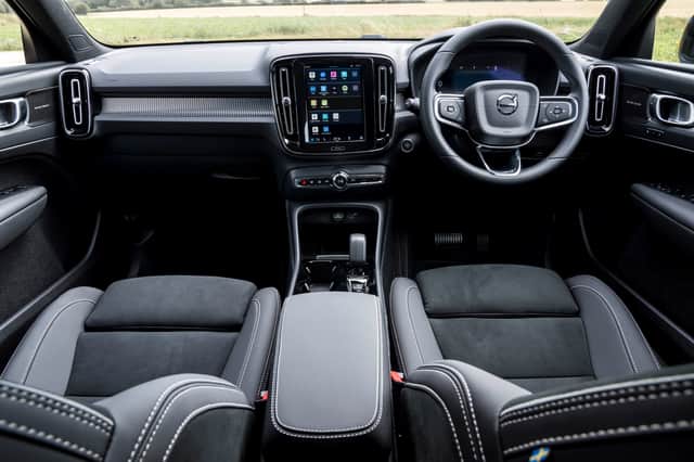 The interior is unmistakably Volvo, and that's a good thing