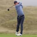 Ben Bolton tees off on the second hole during the singles matches on day two of the Walker Cup at Lahinch Golf Club, County Clare