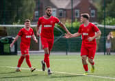 Eshan Greer opened the scoring early on for Stafford Town against Allscott Heath.