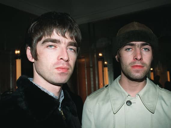 Liam and Noel Gallagher in 1999