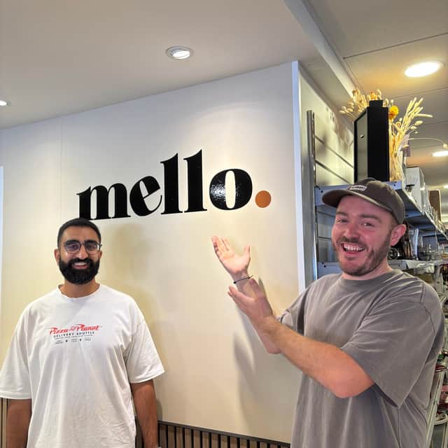 Bhav Chamdal and Josh Thomas are ready to open Mello to the public. Photo: Birmingham Hospice