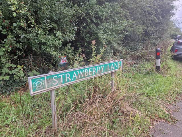 A three-month-old child was found dead on Strawberry Lane