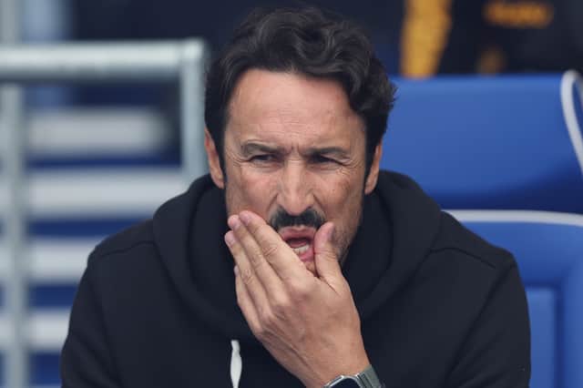 Cesar Peixoto looks on during the Championship match between Birmingham City and Wolves at St Andrew's