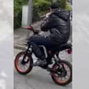 Police are looking to identify the rider of this bike. Photo: Stafford Borough Police