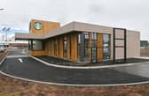 Pics of the new KFC in Burntwood, now open, and Starbucks next door which is new, no opening date on the building though. Empty inside.