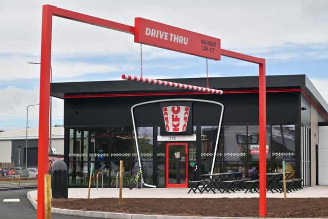 The new KFC in Burntwood