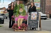 Flora the Fairy has been created by staff at The Flower Girl, and showing off the stunning scarecrow are Amelia Ruscoe and owner Rachael Pallett.