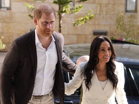 The Duke and Duchess of Sussex attend a World Health Organisation roundtable with key donors and humanitarian partners in Amman, Jordan in 2026