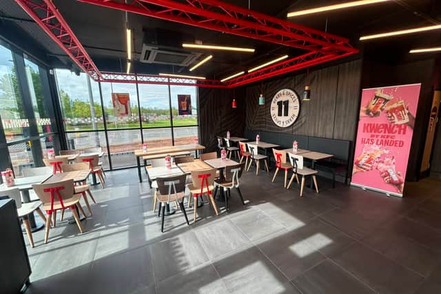 Inside the new KFC