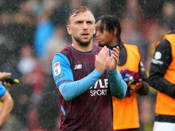 Jarrod Bowen applauds the West Ham fans