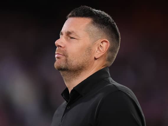 Crystal Palace manager Pierre Sage on the touchline